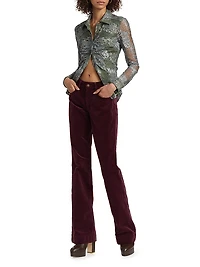 Hamilton Floral Plaid Blouse