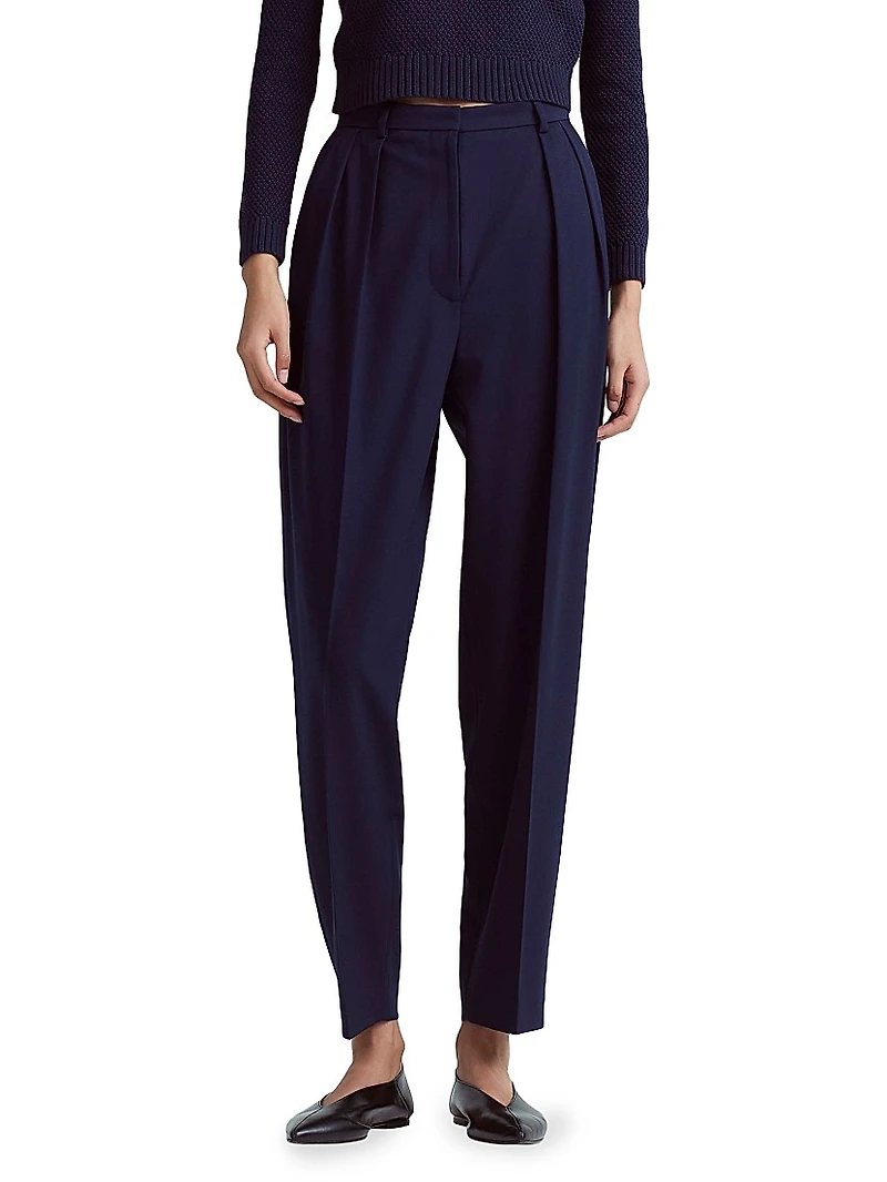 Emmett Wool Tapered Trousers