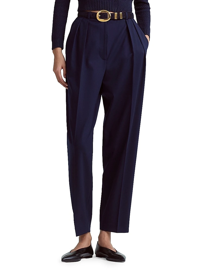 Emmett Wool Tapered Trousers