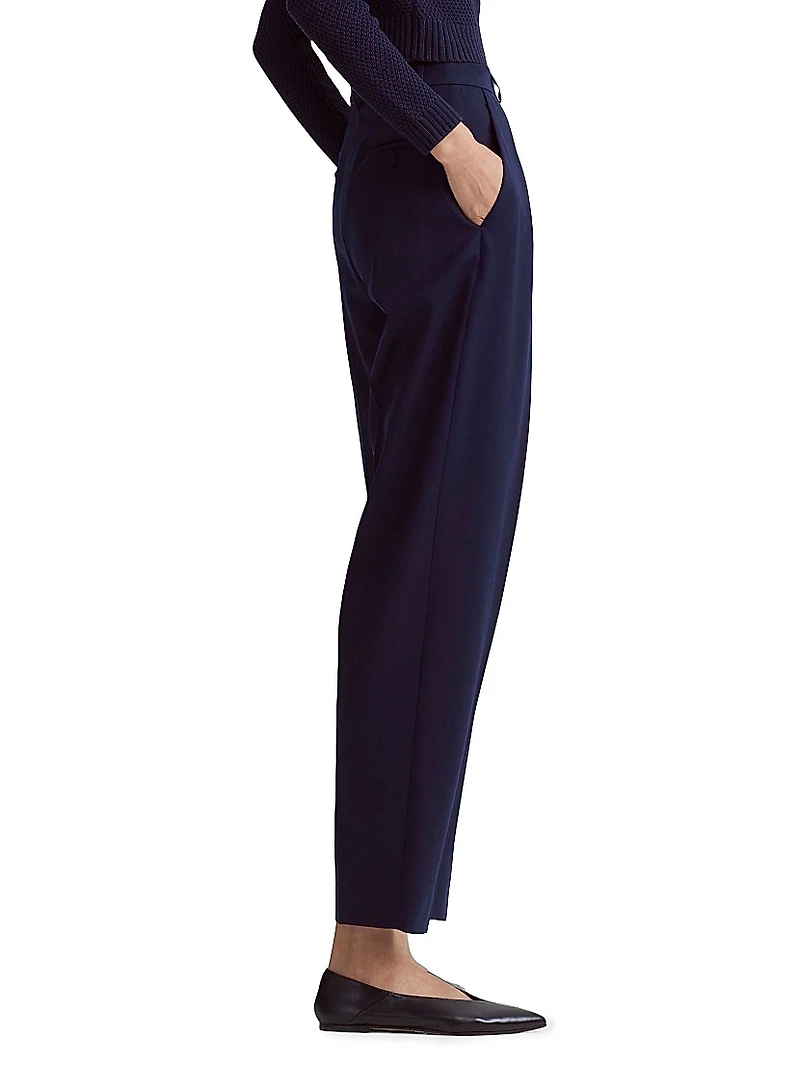 Emmett Wool Tapered Trousers