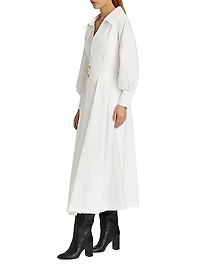 Isabela Cotton-Blend Shirtdress
