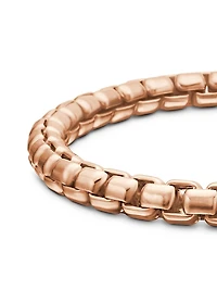 Box Chain Bracelet 18K Rose Gold, 5MM