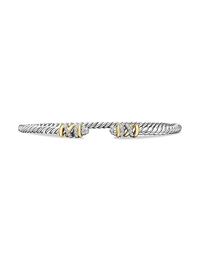 Petite Helena Classic Cable Bracelet in Sterling Silver