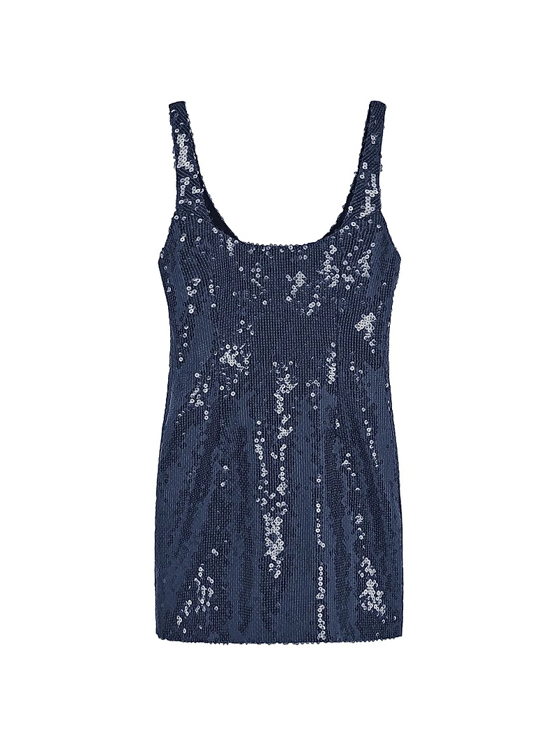 Hargen Sequin Embellished Minidress