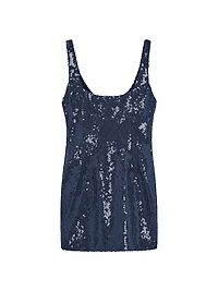 Hargen Sequin Embellished Minidress