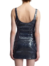 Hargen Sequin Embellished Minidress