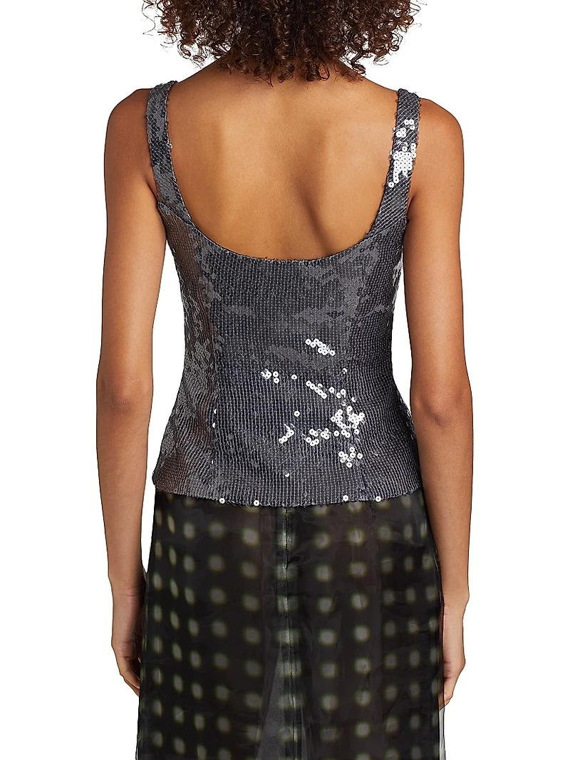 Devereau Sequined Top