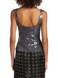 Devereau Sequined Top