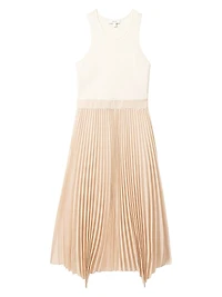 Marnie Pieced Pleated Dress