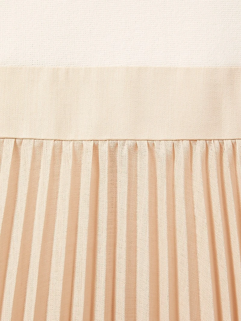 Marnie Pieced Pleated Dress