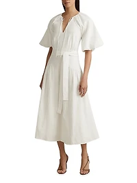 Alice Tie-Waist Midi-Dress