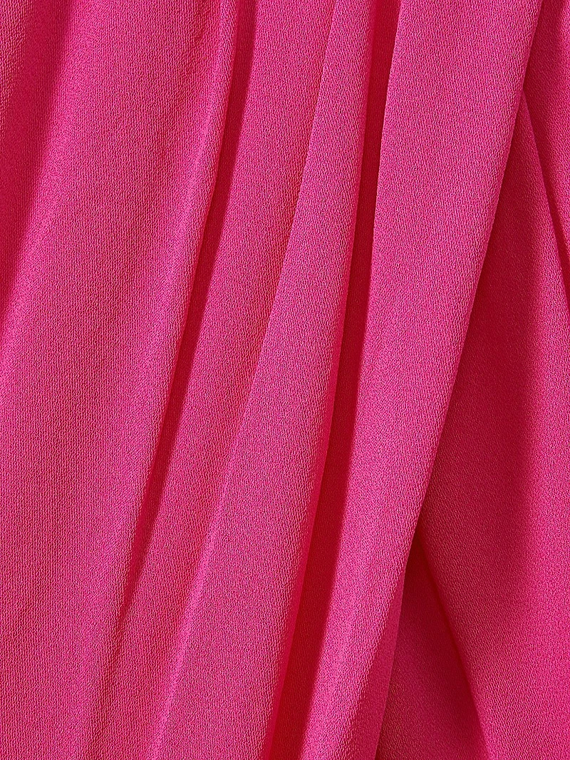 Elliana Draped Halter Midi-Dress