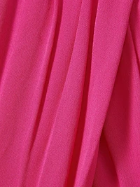 Elliana Draped Halter Midi-Dress