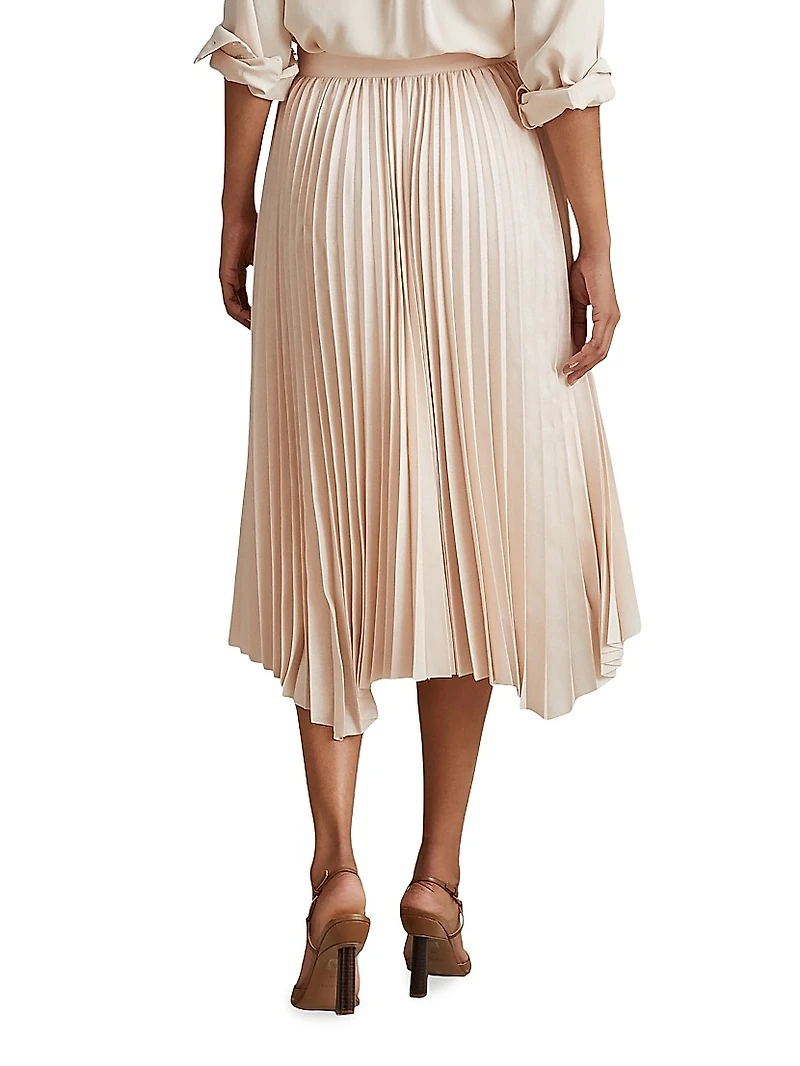 Azalea Pleated Midi-Skirt