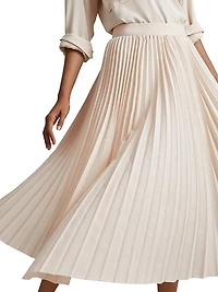 Azalea Pleated Midi-Skirt