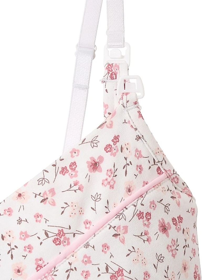 Pima Cotton Dorset Floral Maternity Nightgown