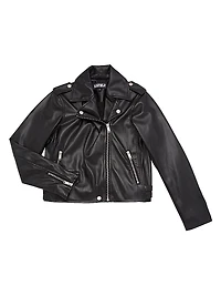 Girl's Jagger Faux Leather Jacket