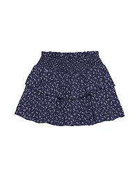 Girl's Floral Smocked Skirt