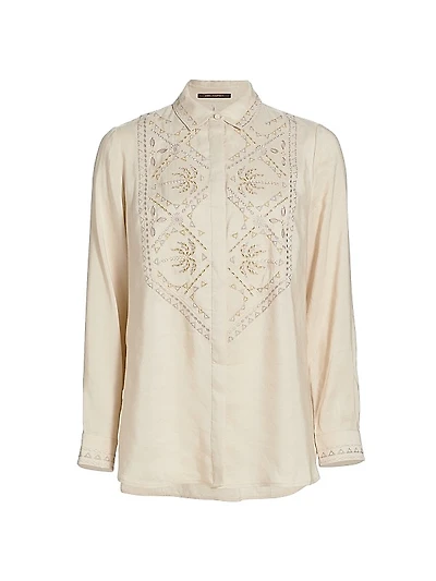 Genevieve Embroidered Blouse