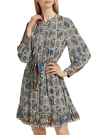 Lexie Paisley Knee-Length Dress