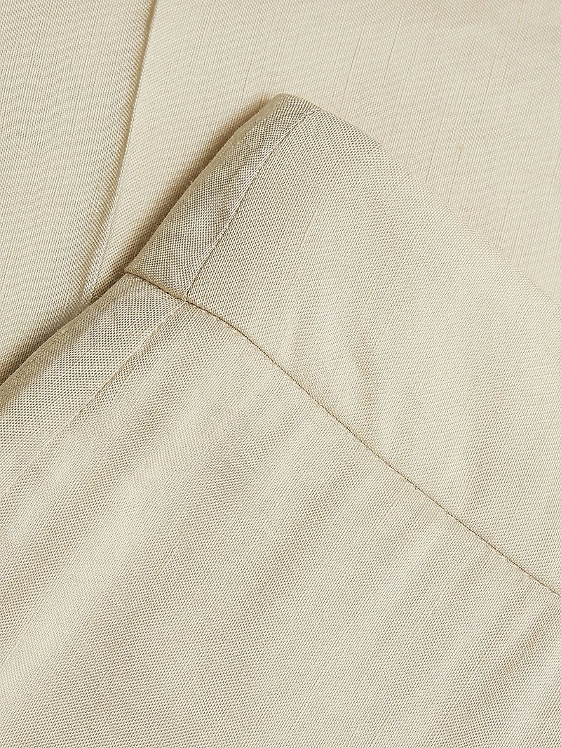 Brent Linen-Blend Crop Pants