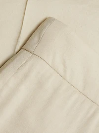 Brent Linen-Blend Crop Pants