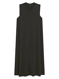 Cotton Muscle Tee Midi-Dress