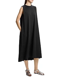 Cotton Muscle Tee Midi-Dress