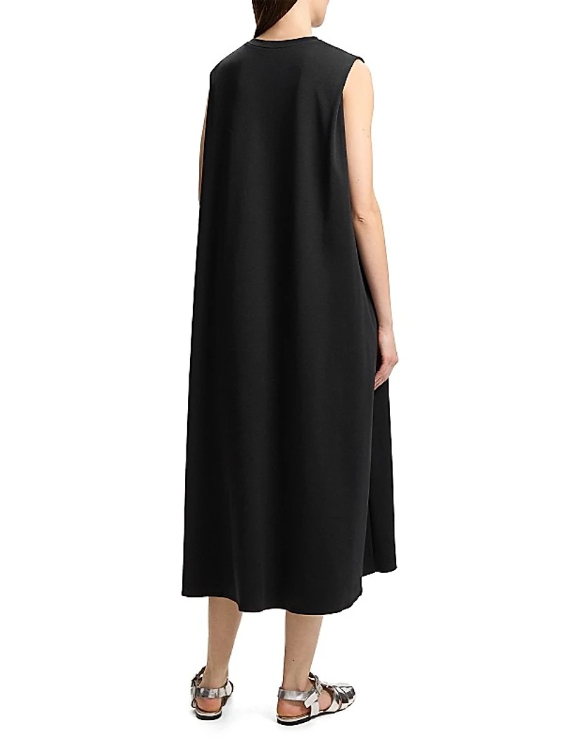 Cotton Muscle Tee Midi-Dress