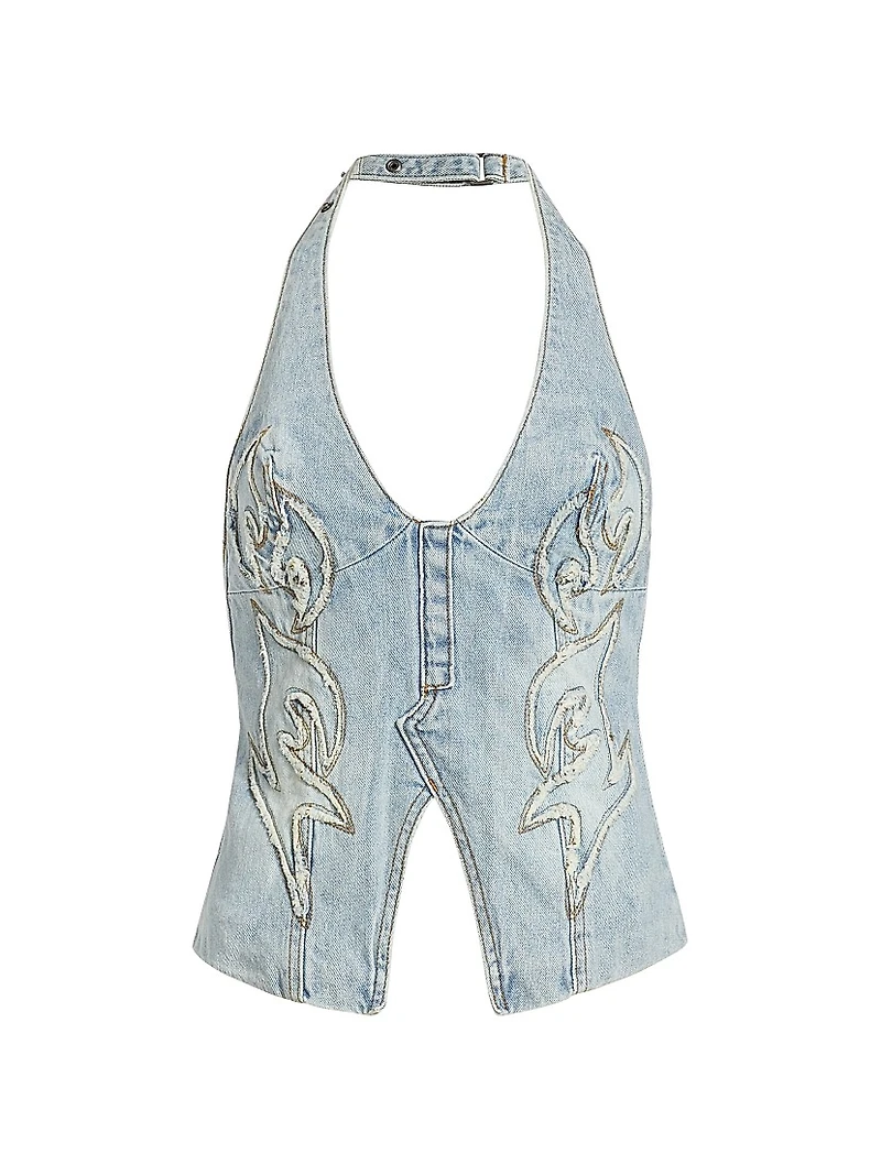 Valentina Paragon Patch Halter Top