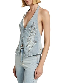 Valentina Paragon Patch Halter Top