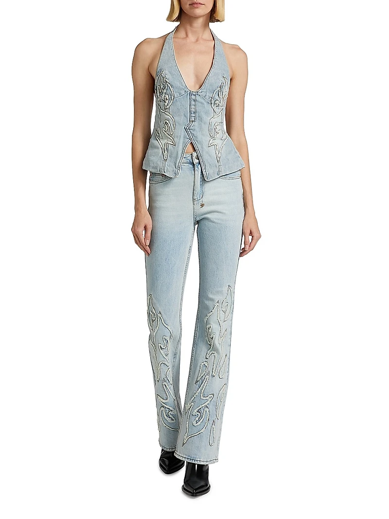 Valentina Paragon Patch Halter Top