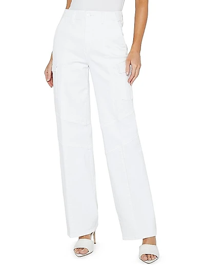 Brooklyn Utility Wide-Leg Jeans