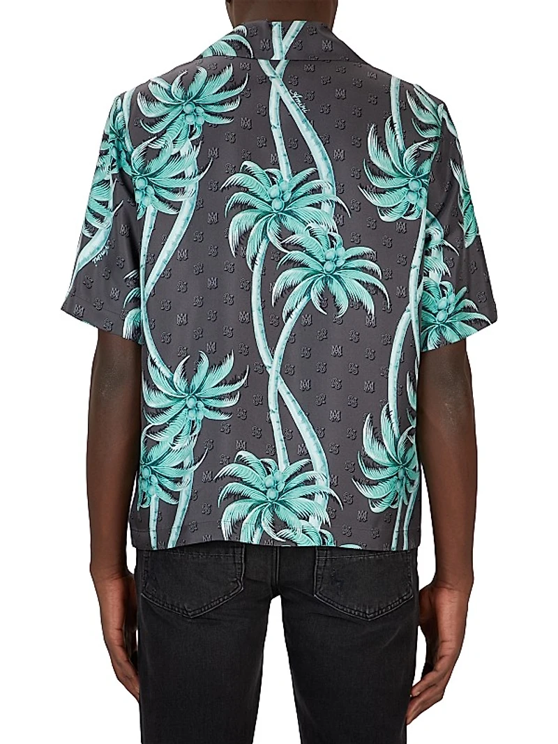 Palm Silk Bowling Shirt