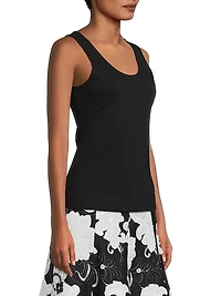 Scoopneck Compact Knit Tank