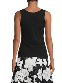 Scoopneck Compact Knit Tank