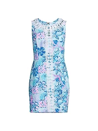 Mila Floral Lace Shift Dress