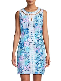 Mila Floral Lace Shift Dress