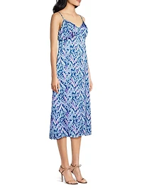 Keana Floral Satin Slipdress