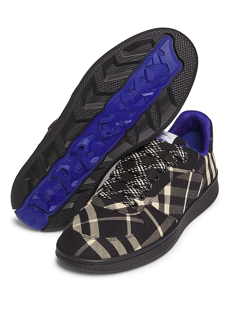 Terrace Check Low-Top Sneakers