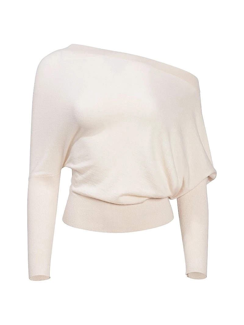 Grainge Cashmere Drop-Shoulder Sweater