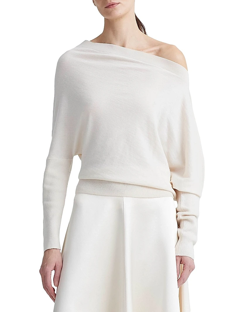 Grainge Cashmere Drop-Shoulder Sweater