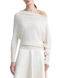 Grainge Cashmere Drop-Shoulder Sweater