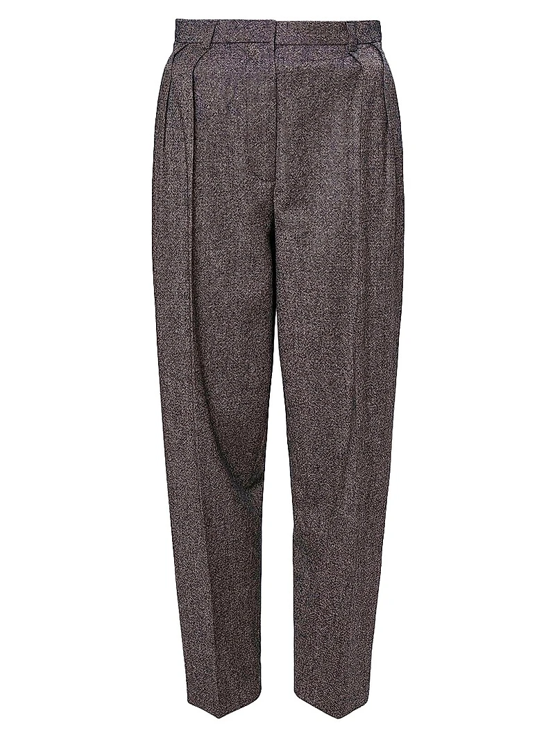 Emmett Pleated Wool Pants