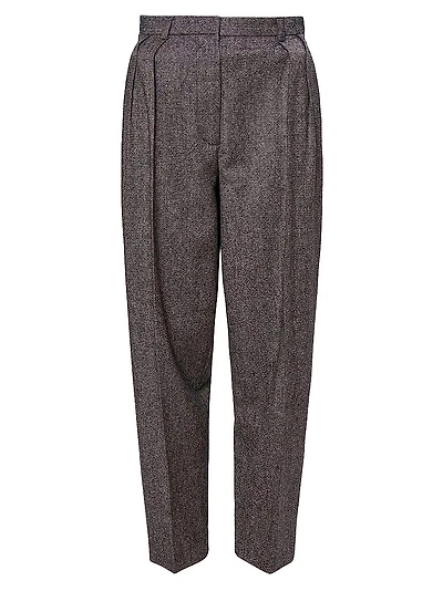 Emmett Pleated Wool Pants