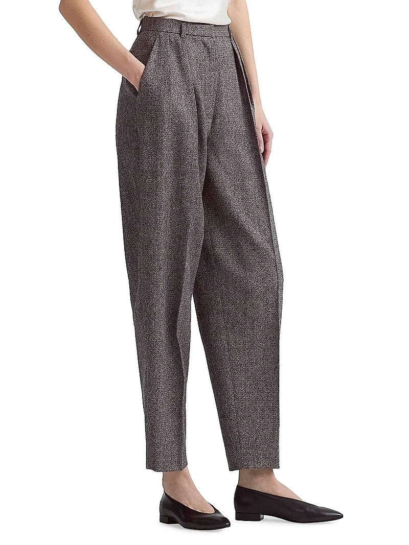 Emmett Pleated Wool Pants