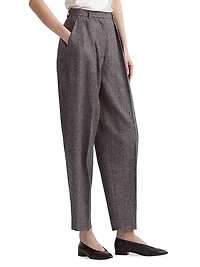 Emmett Pleated Wool Pants