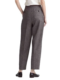 Emmett Pleated Wool Pants