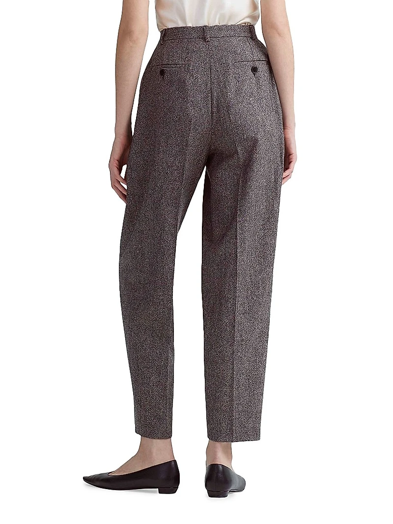 Emmett Pleated Wool Pants