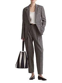 Emmett Pleated Wool Pants